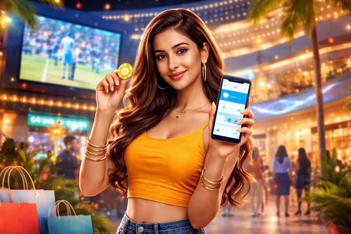 User logging into cricket betting account on mobile