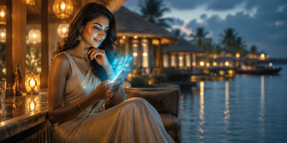 User making deposit on 151000 platform via mobile banking in Kerala